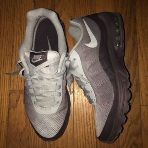 Purple and Black Nike Air Sneakers